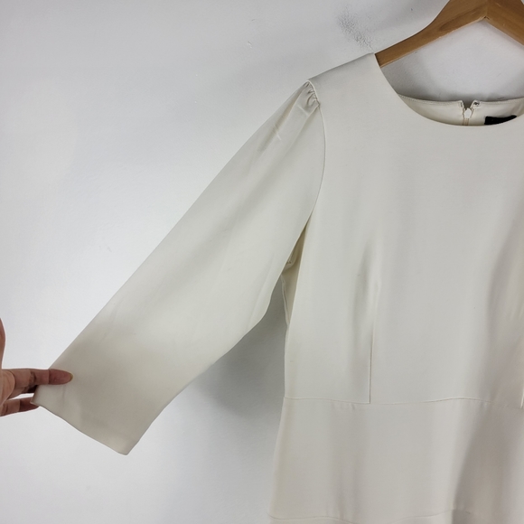 New Ann Taylor Long Sleeve Tiered Drop Waist Sheath Dress - Picture 2 of 10